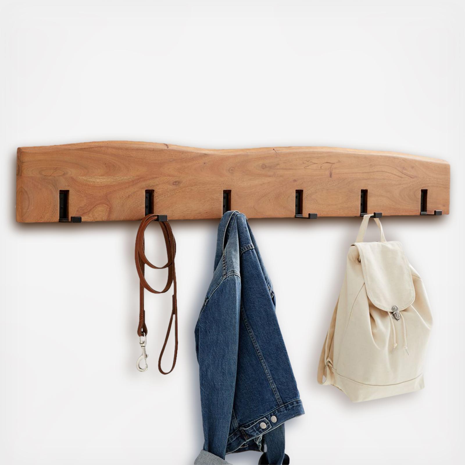 wall mounted coat rack with storage cubbies