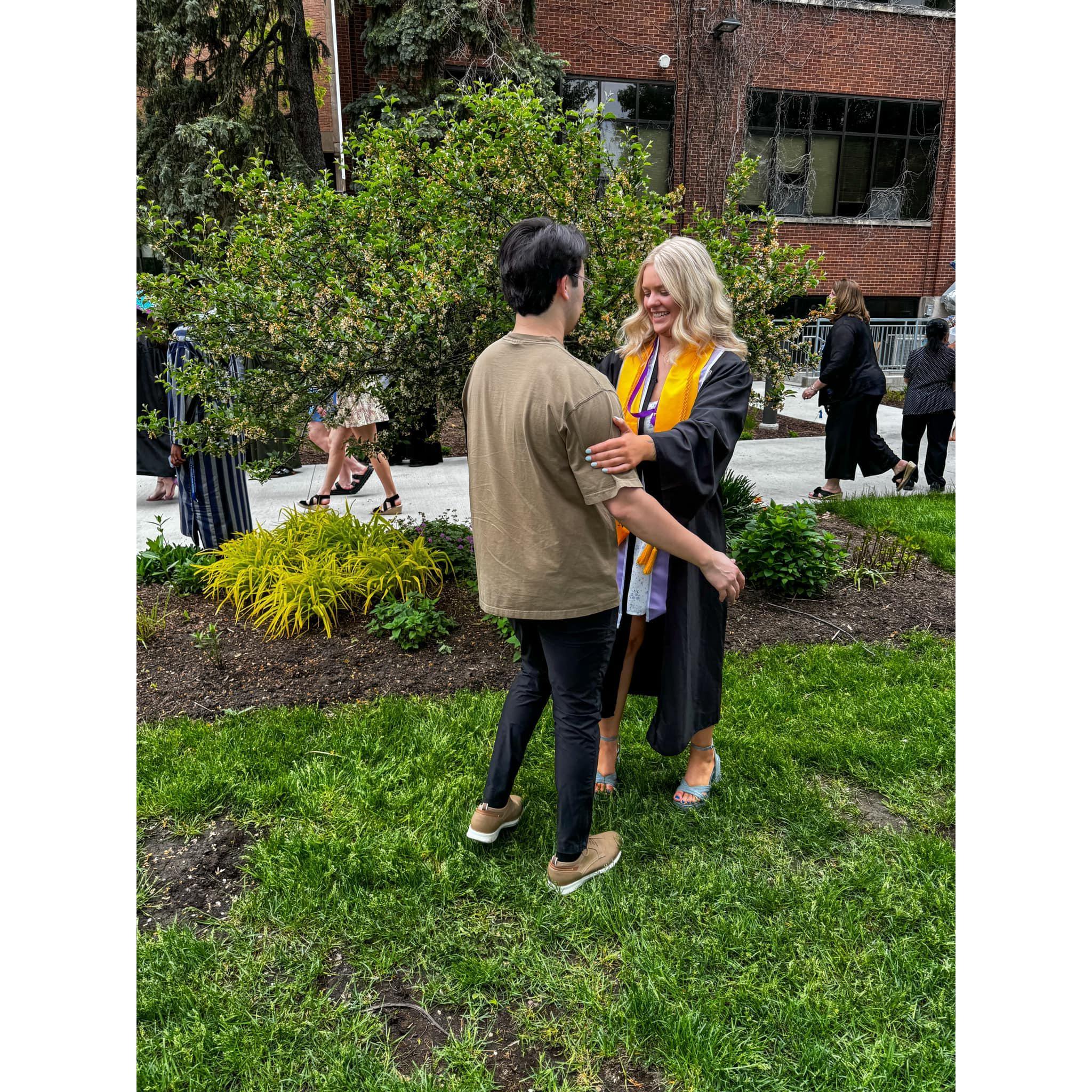 Brenna's college graduation!