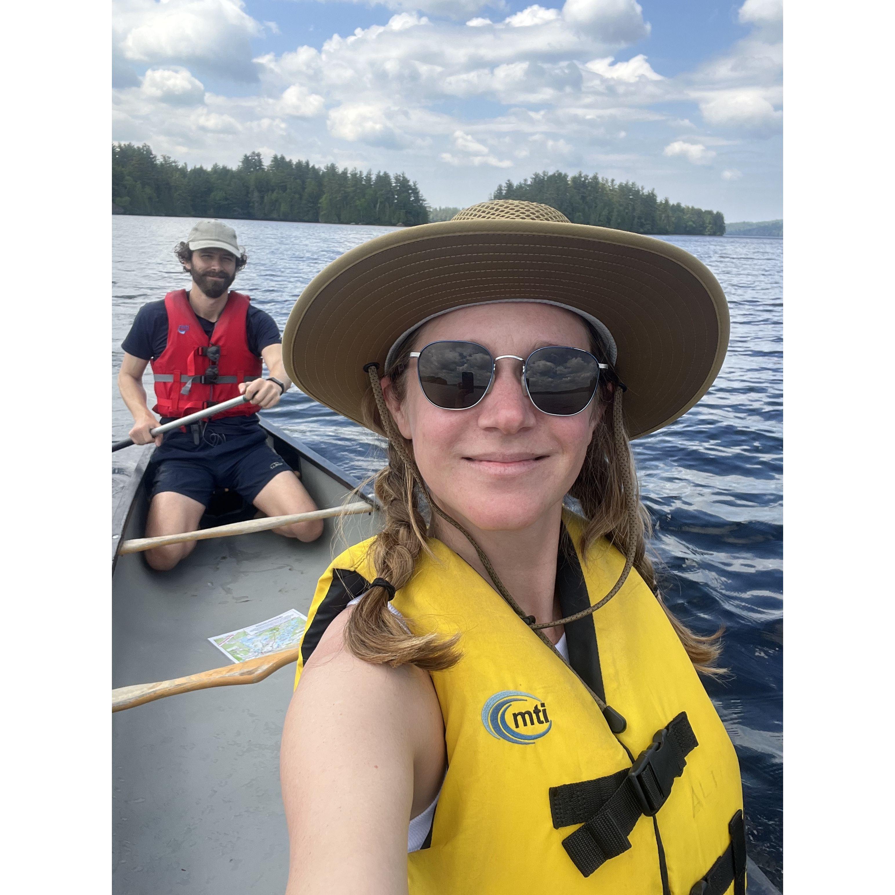 Canoe camping in the Adirondacks