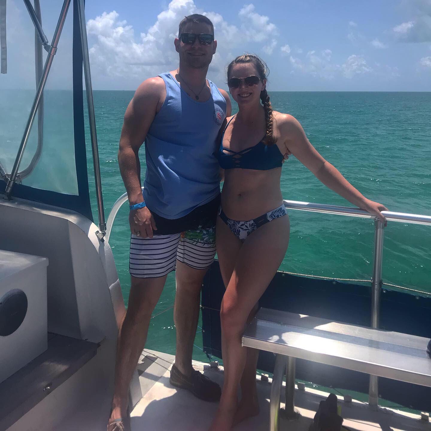 Vacation #2 in Key Largo, FL. We got to go snorkeling at the Christ of the Abyss statue!