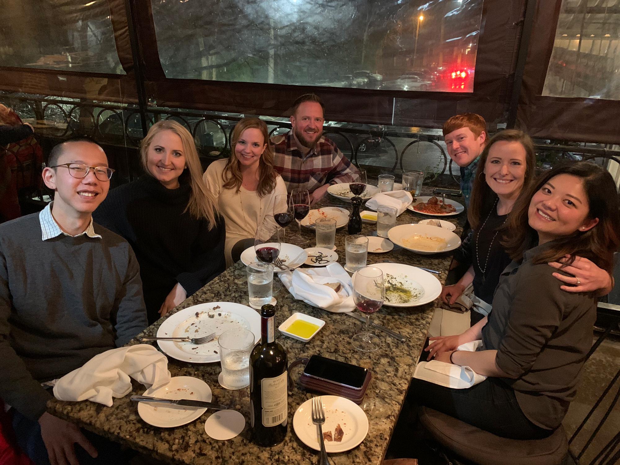 Engageaversary with the same crew!