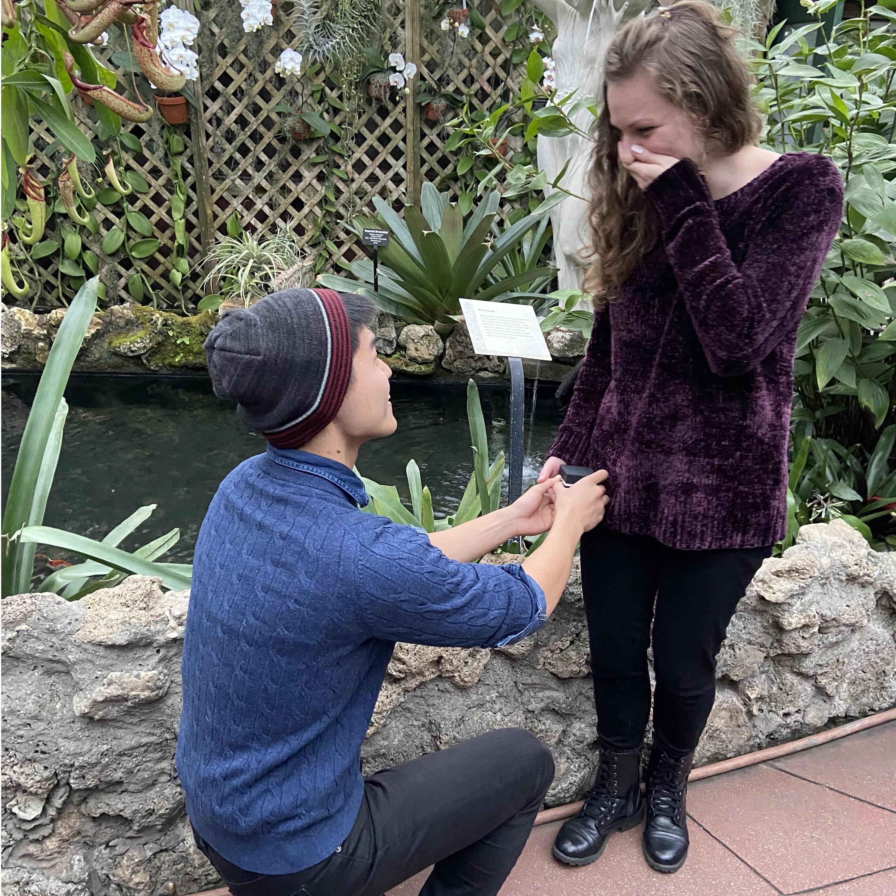Proposal Shot 2: The answer was "of course" ;)