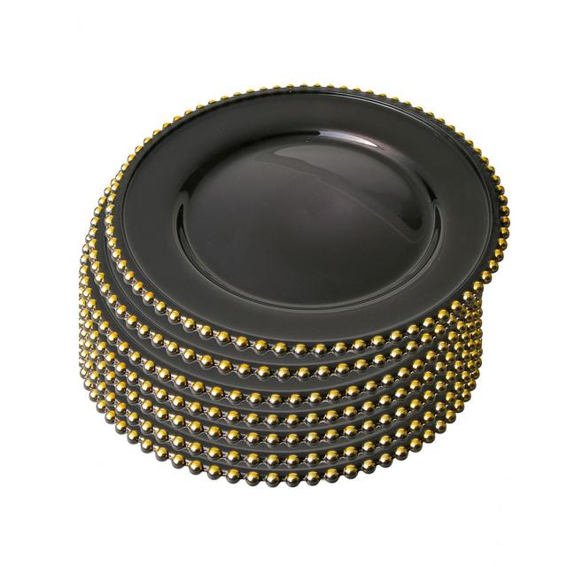 Classic Touch Trophy Charger Plates-Set of 4