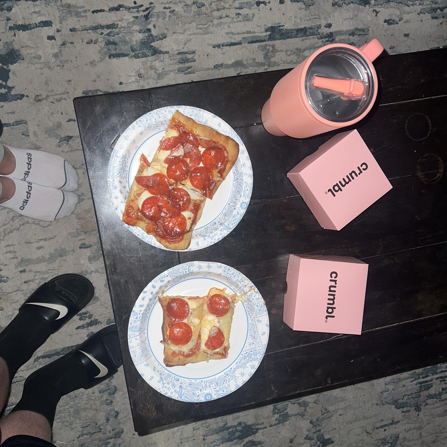 Homeade pizza and movie night