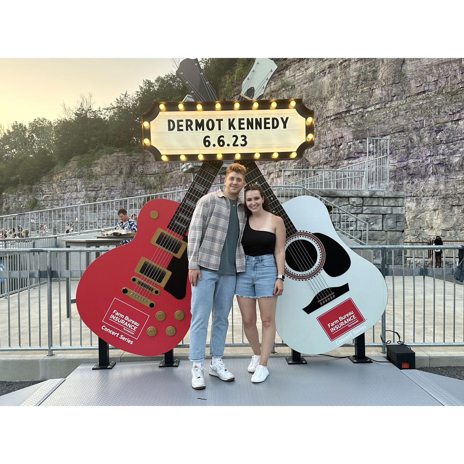 One of Halie and Michael's favorite concerts together was seeing Dermot Kennedy at the FirstBank Ampitheater in Franklin, TN.