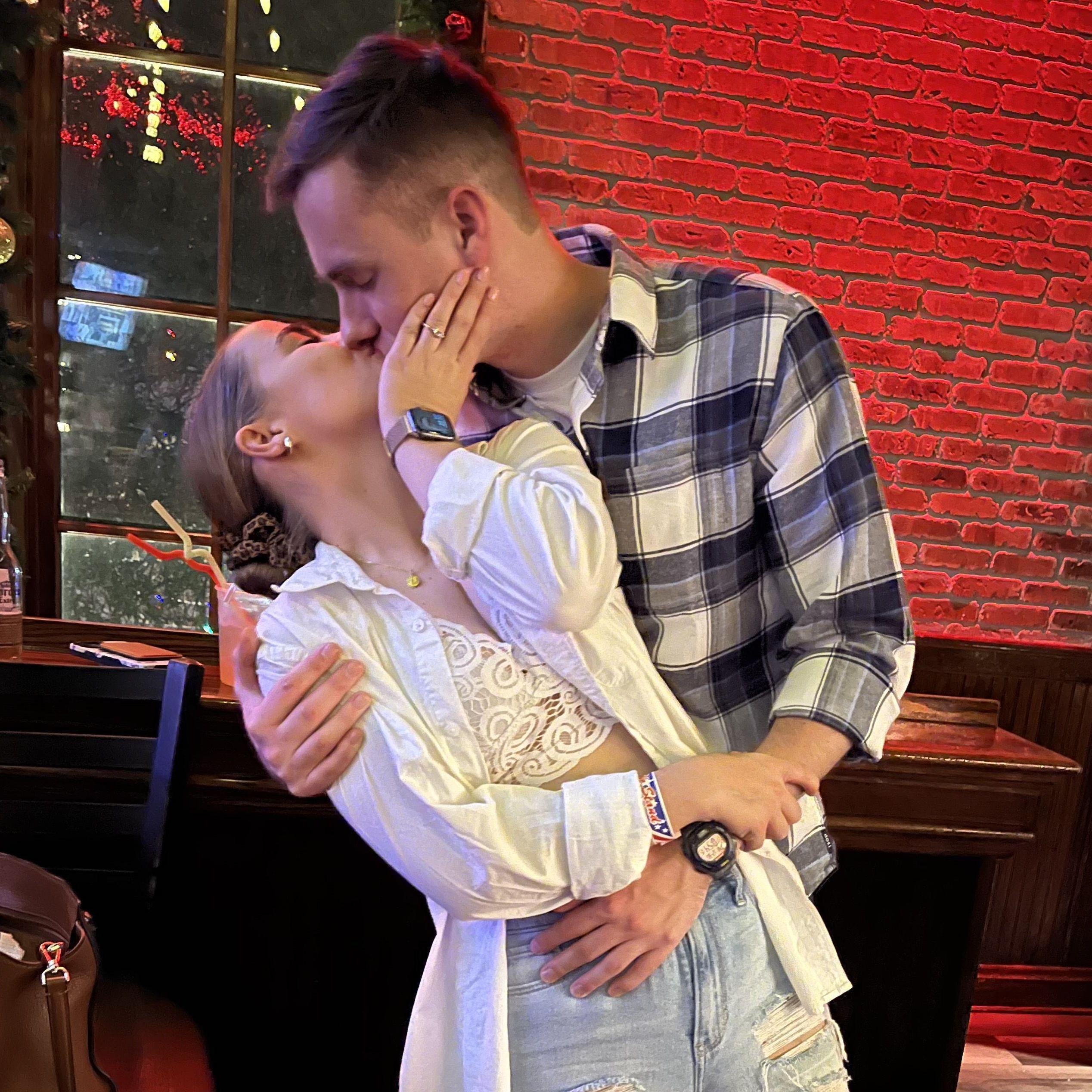 The night we celebrated our engagement!