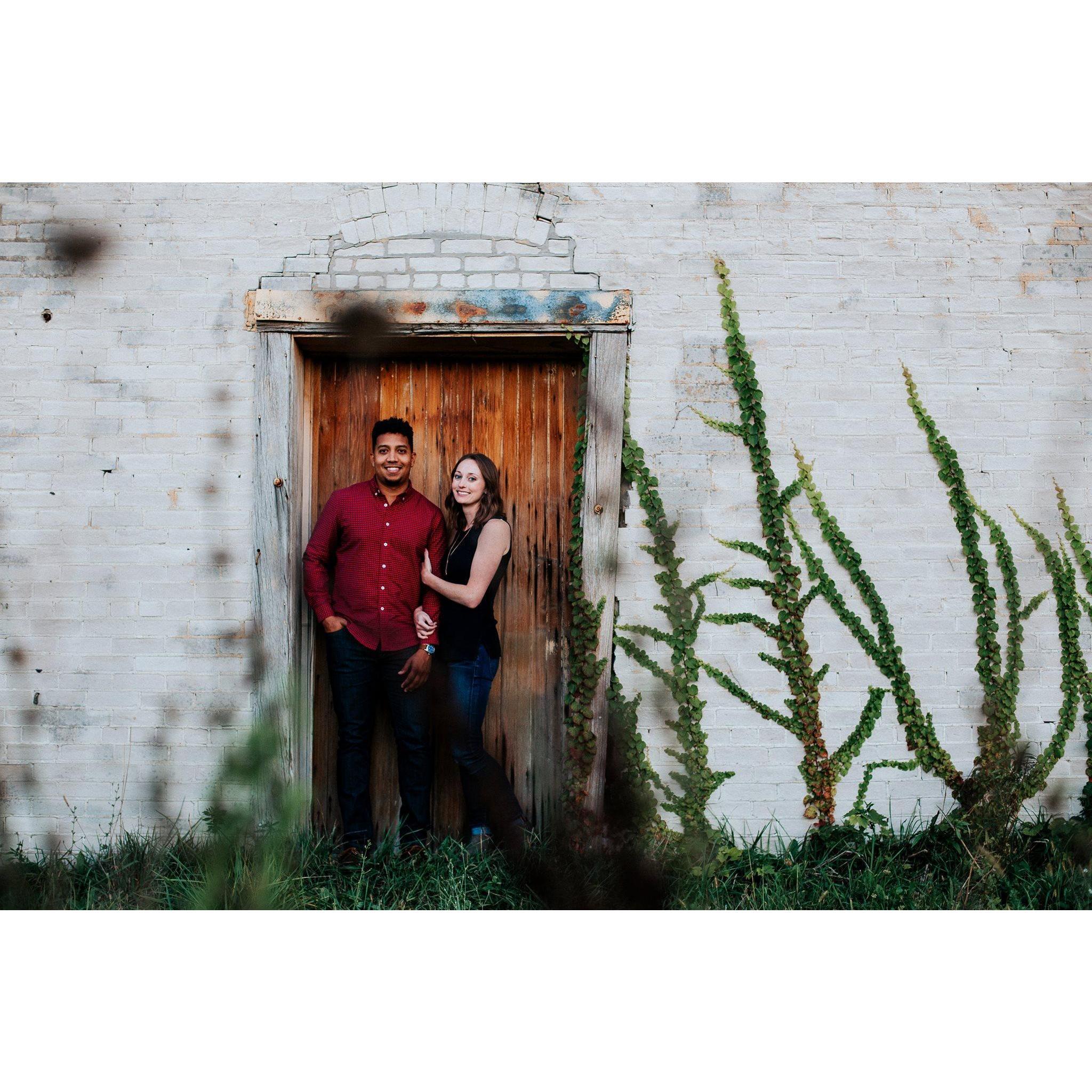 Engagement session at Journeyman Distillery