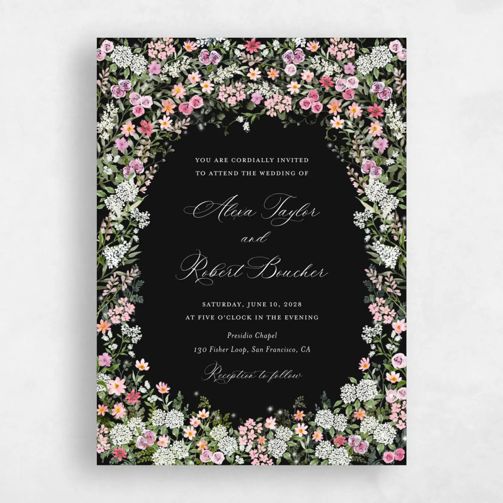 Invitation - Garden Gate Portrait preview