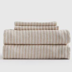 Washed European Linen Core Sheet Set