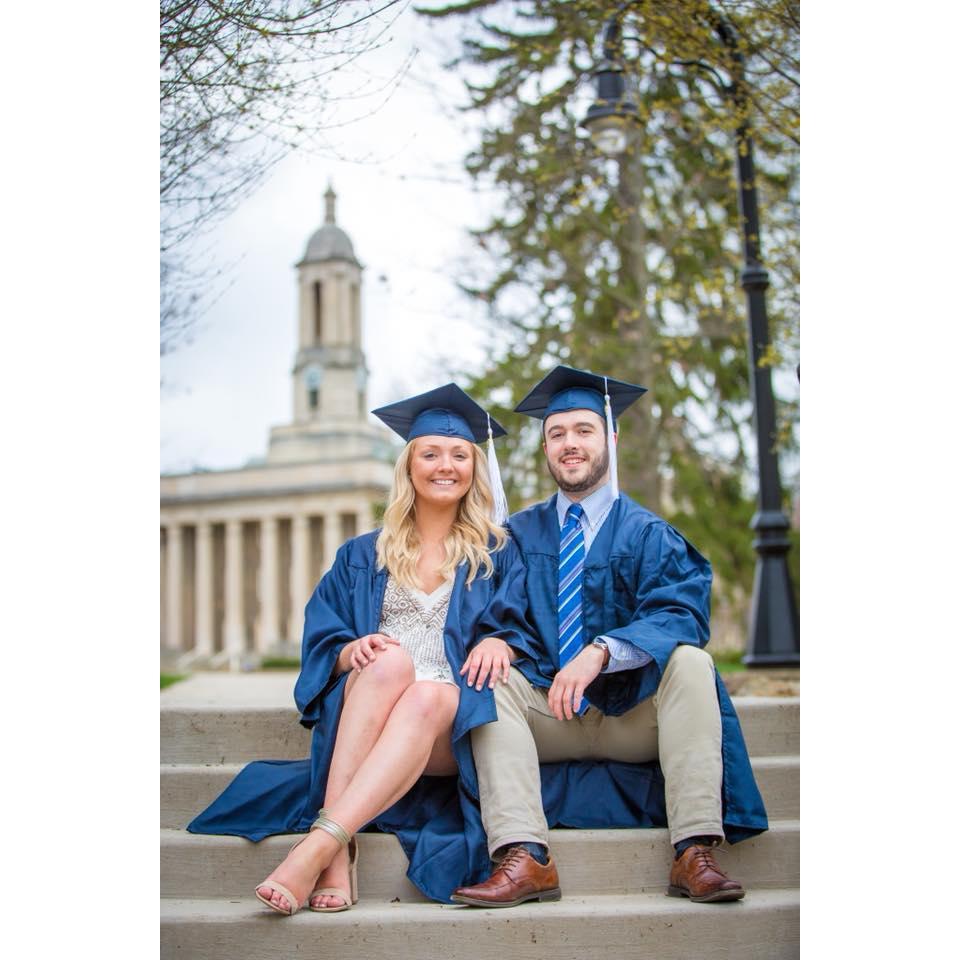 Graduating Penn State together May 2018