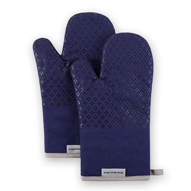 KitchenAid Asteroid Oven Mitt Set, Cobalt
