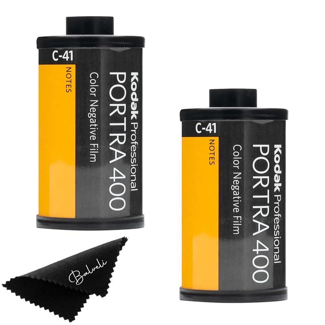 Kodak Portra 400 35mm Film 2 Pack 36exp for 35mm Film Camera Kodak 35mm Film Roll Bundle - Kodak Film- Balveli Cloth - 35 mm Film Roll- Camera Film- 35mm Film Kodak- Kodak Film 35mm-Porta 400