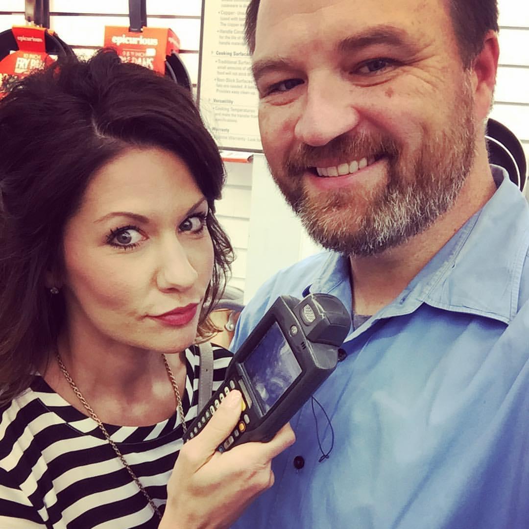 Registering at Bed, Bath and Beyond.