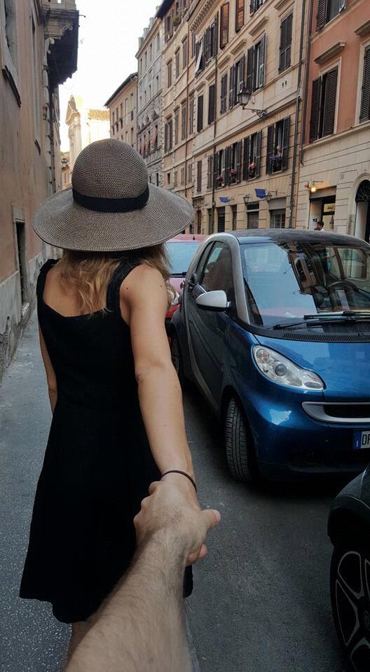 Exploring the beautiful streets of Italy together.