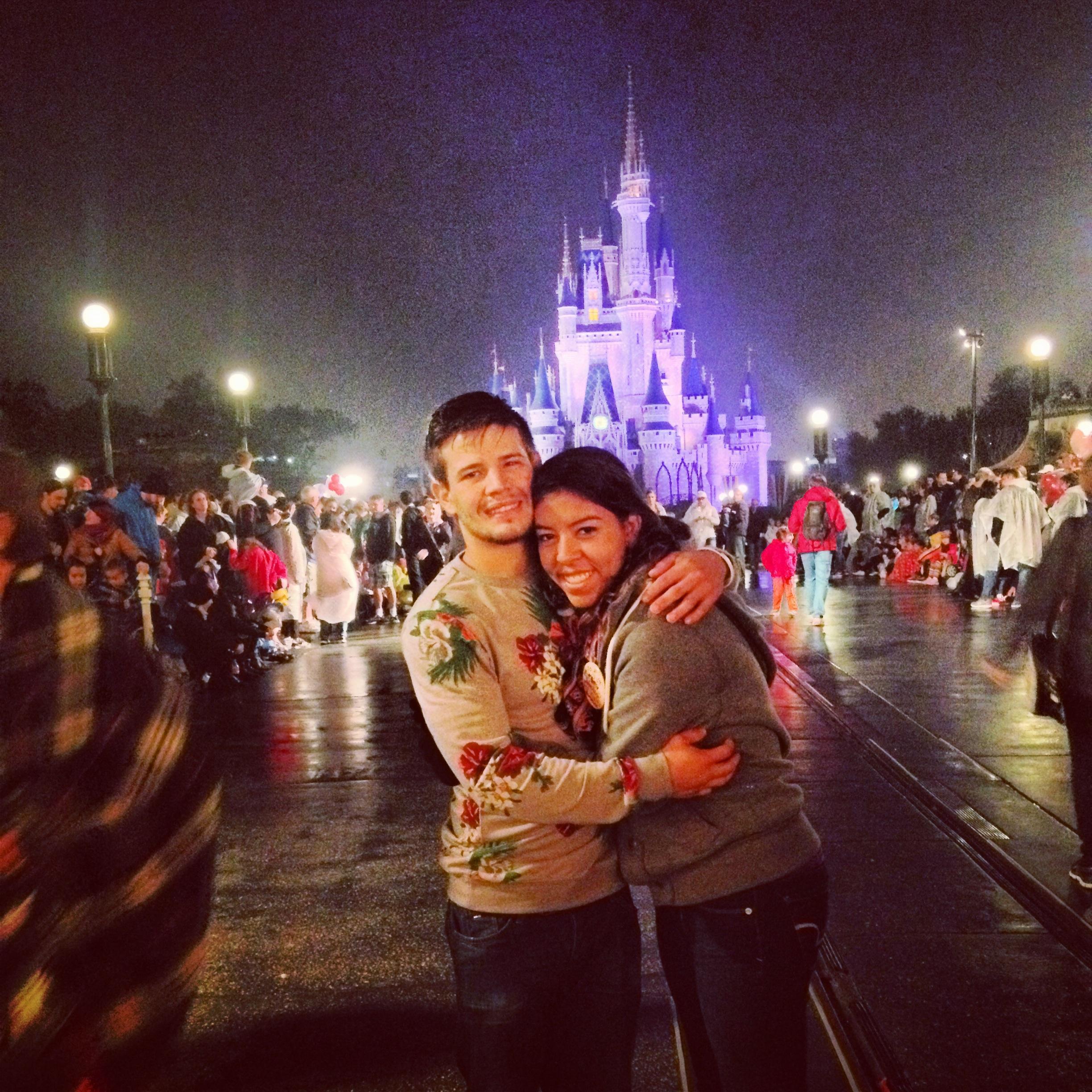 Primera vez juntos en Disney