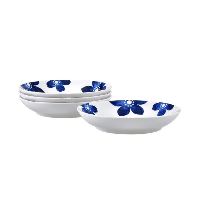 Noritake Sandefjord Set Of 4 Pasta Bowls 35 Oz.