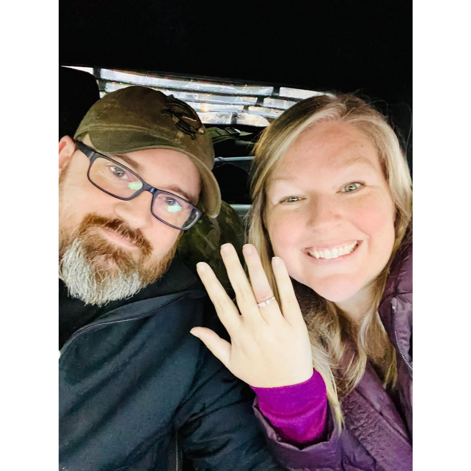 I said "Yes!", but only after he reminded me that I had not answered. :-)