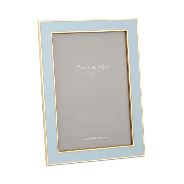Addison Ross Light Powder Blue Enamel Picture Frame, 4" x 6"