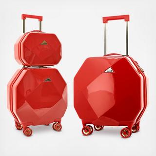 Kensie Octagon 3-Piece Hardside Luggage Set