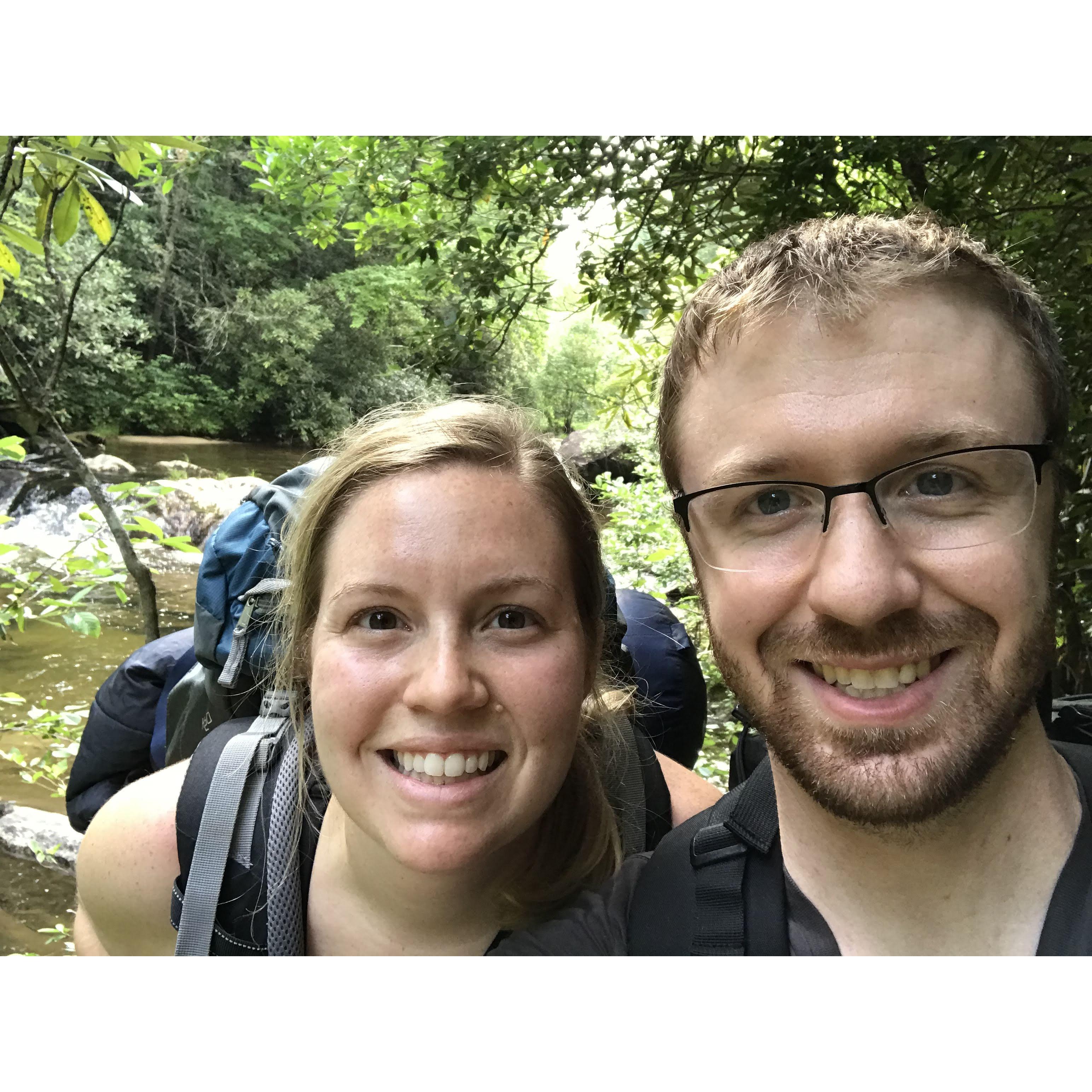 Our first hiking adventure together.