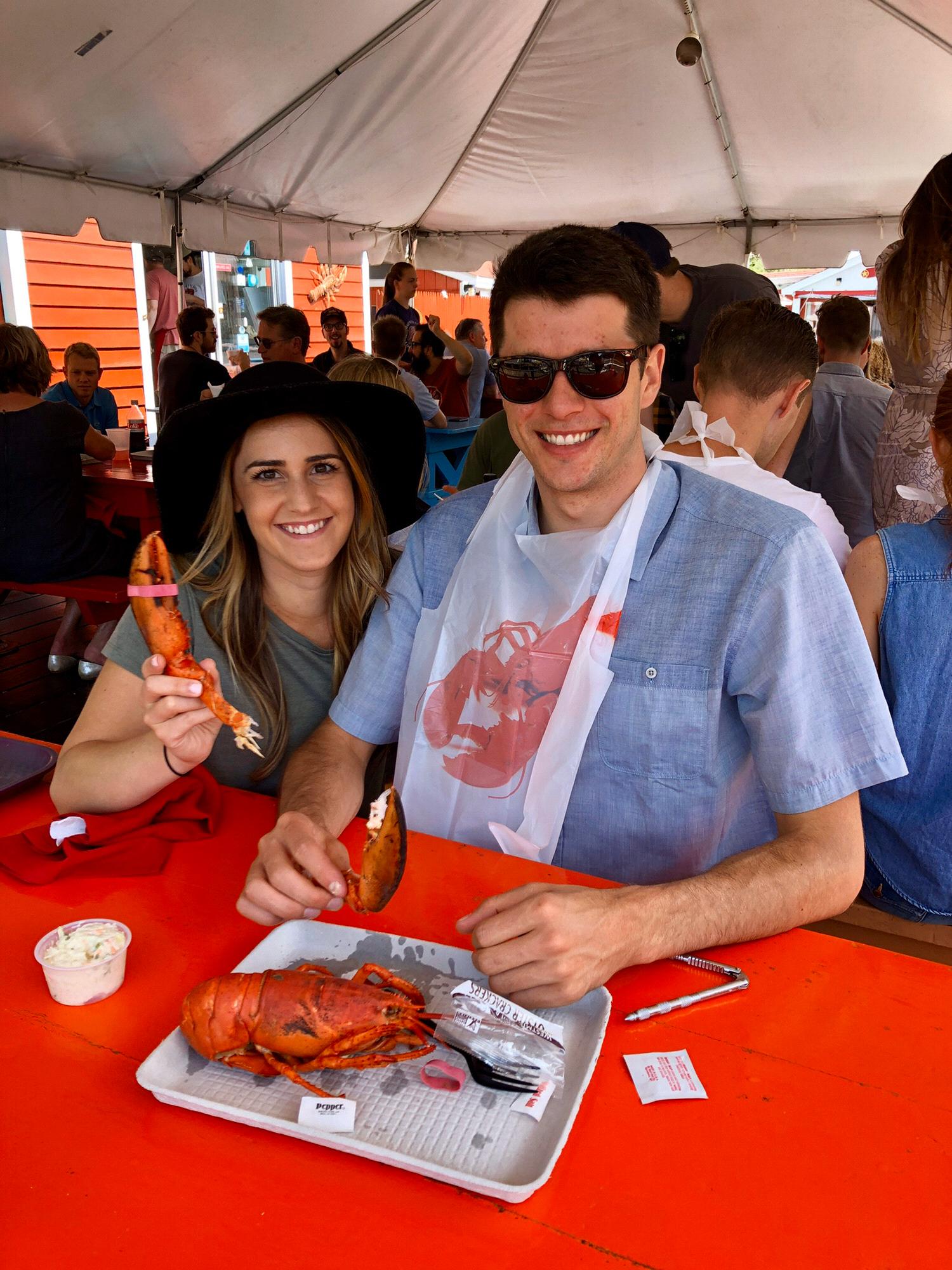 In August 2018, we traveled to Maine for our friend's wedding and got to experience a lobster brunch on the water.