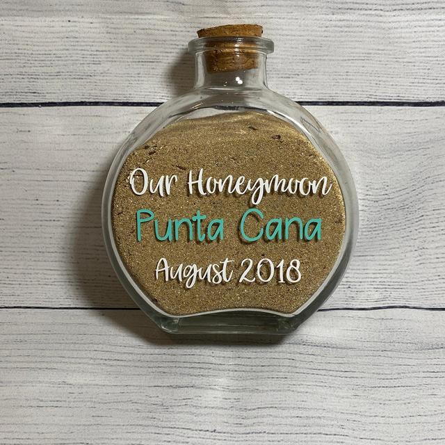 Honeymoon Sand Keepsake Bottle |...