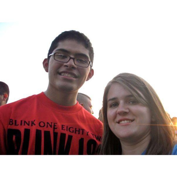 The two of us have been to countless concerts together, including this one where we saw Blink182.