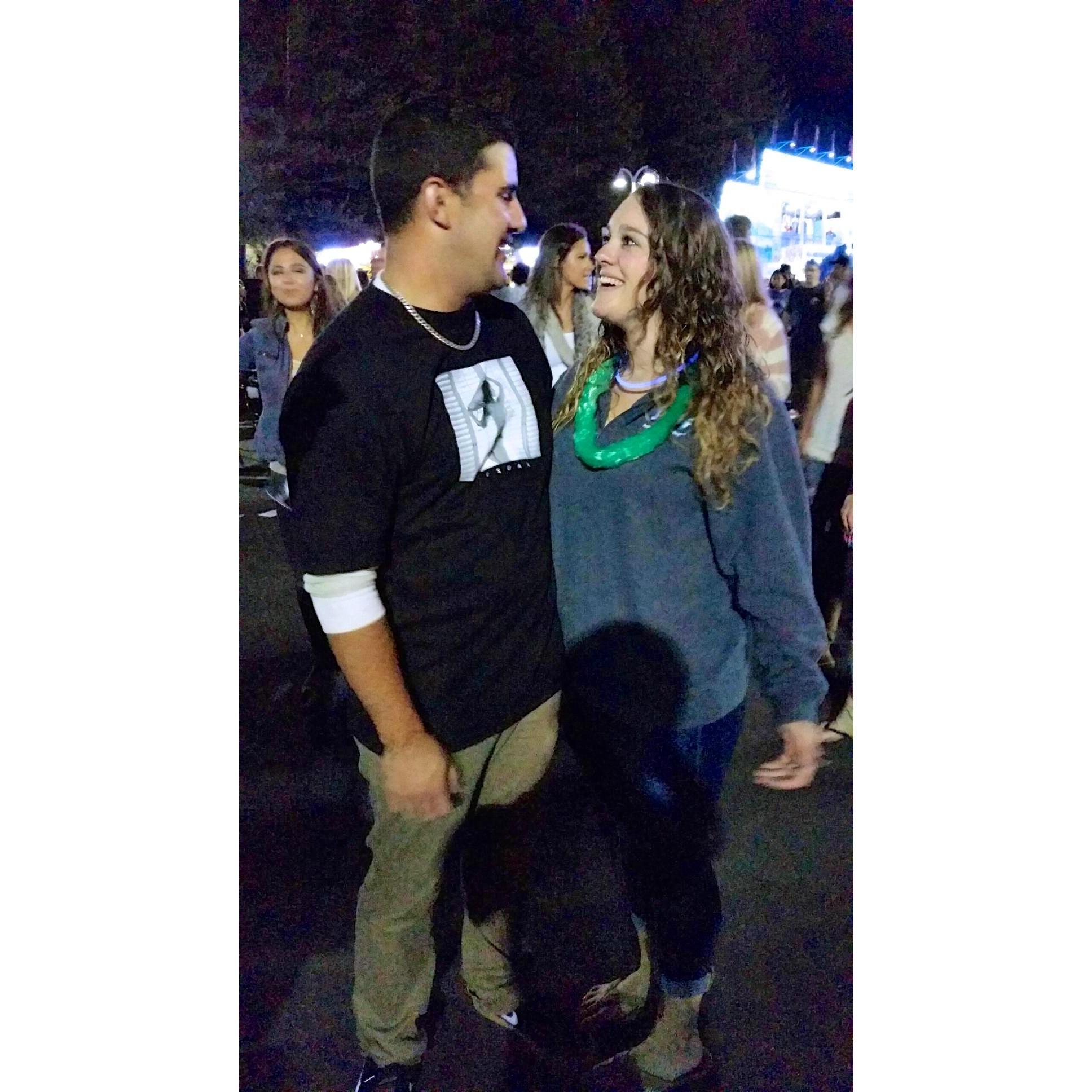 Our first photo together! Sonoma State, CA
2013
