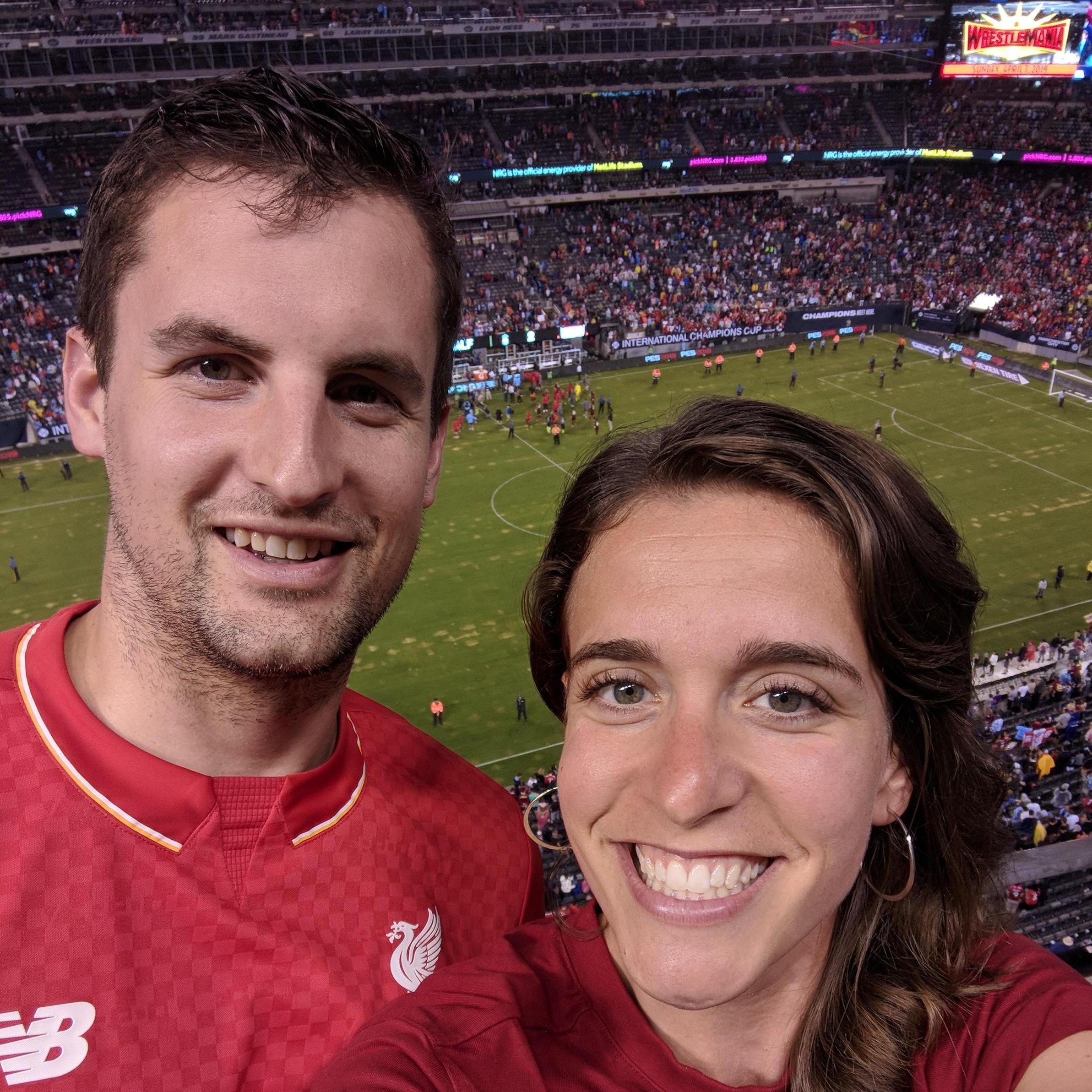 More photos of Lily pretending to like sports to get Greg's attention!