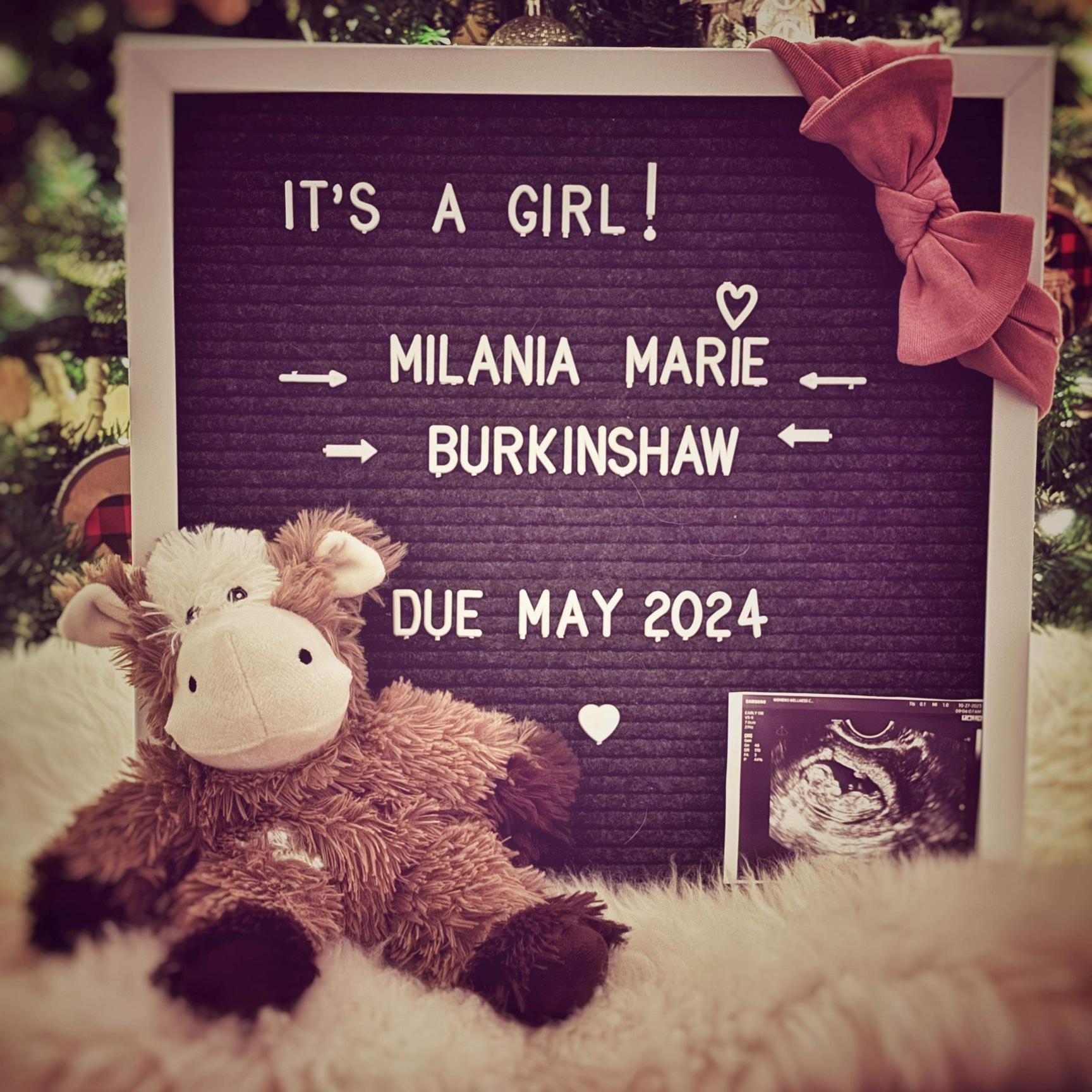 Christmas 2023! Announcing Milania’s name and gender!