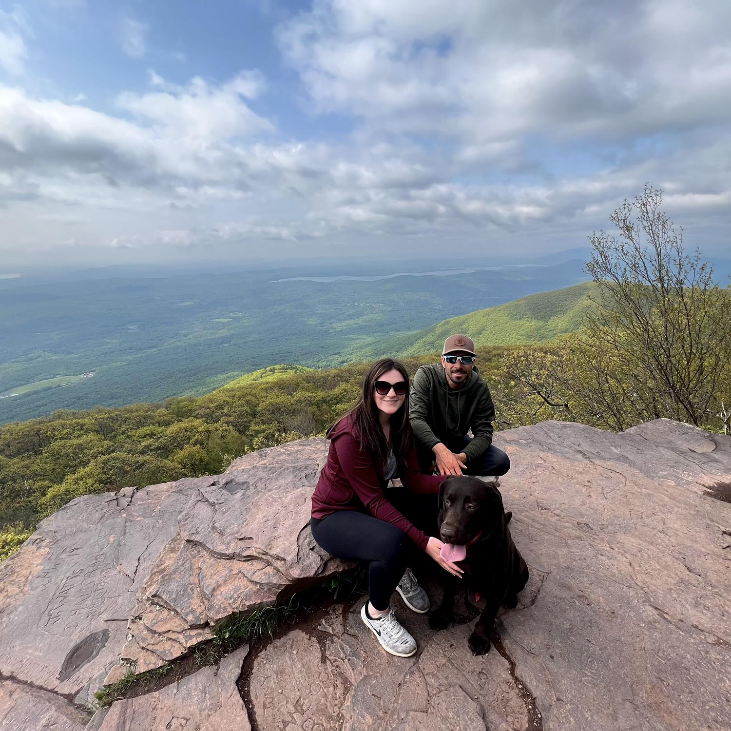 Sunday hike with Goose