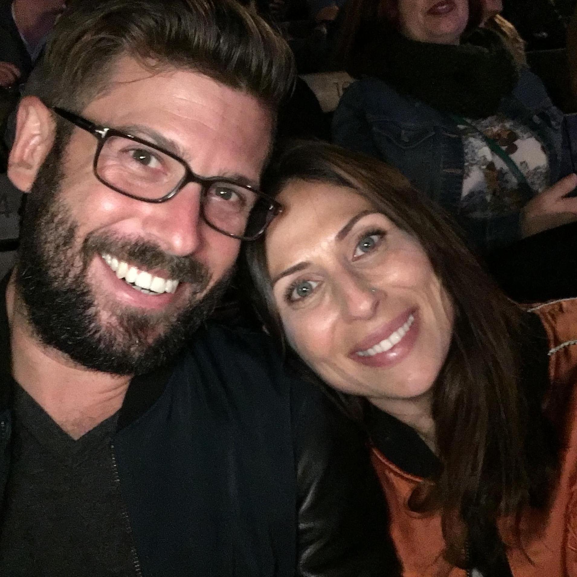 Ellie just made partner and Adam took her to see The National at the Hollywood Bowl to celebrate. Adam still claims he didn't intend it to be our first date back together ;)