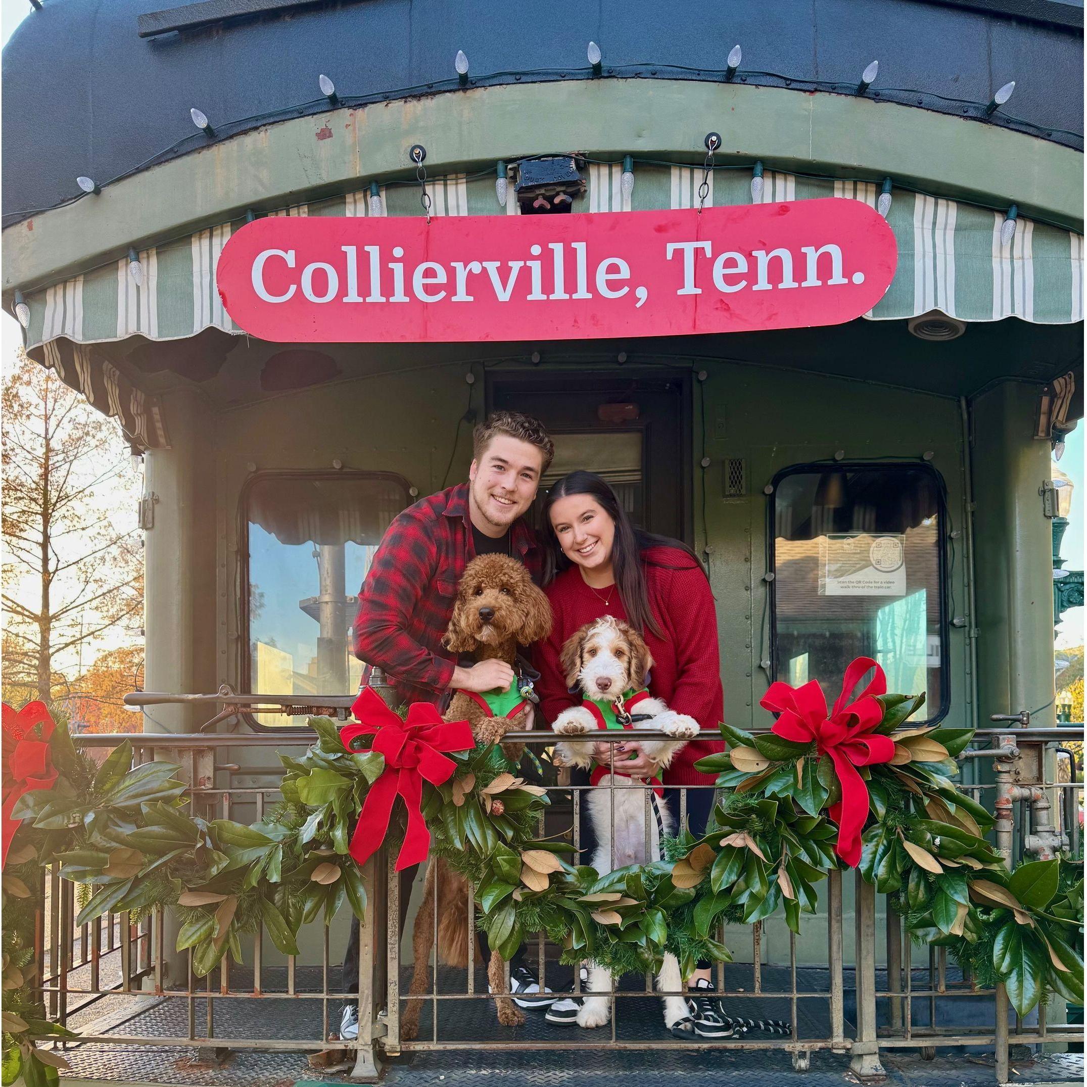 December 2024:
We absolutely love Christmas and were so excited to celebrate with our babies (Graham and Georgie) in our little town.