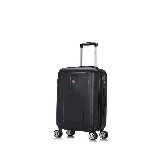 DUKAP Crypto 20'' Lightweight Hardside Spinner Suitcase - Black