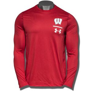 Under Armour Wisconsin W Tech Long Sleeve (Red)