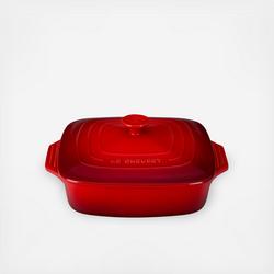 Le Creuset Stoneware 2.75 Qt. Square Casserole with Lid & Reviews