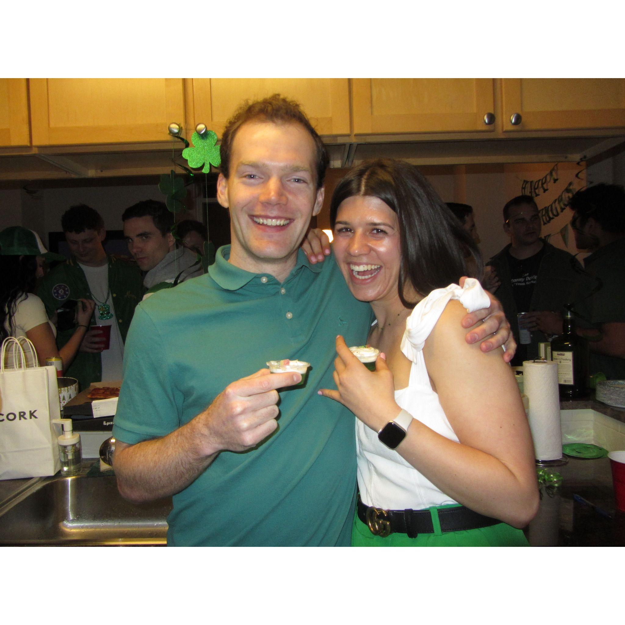 Cheers-ing to our Irish roots on St. Patty's