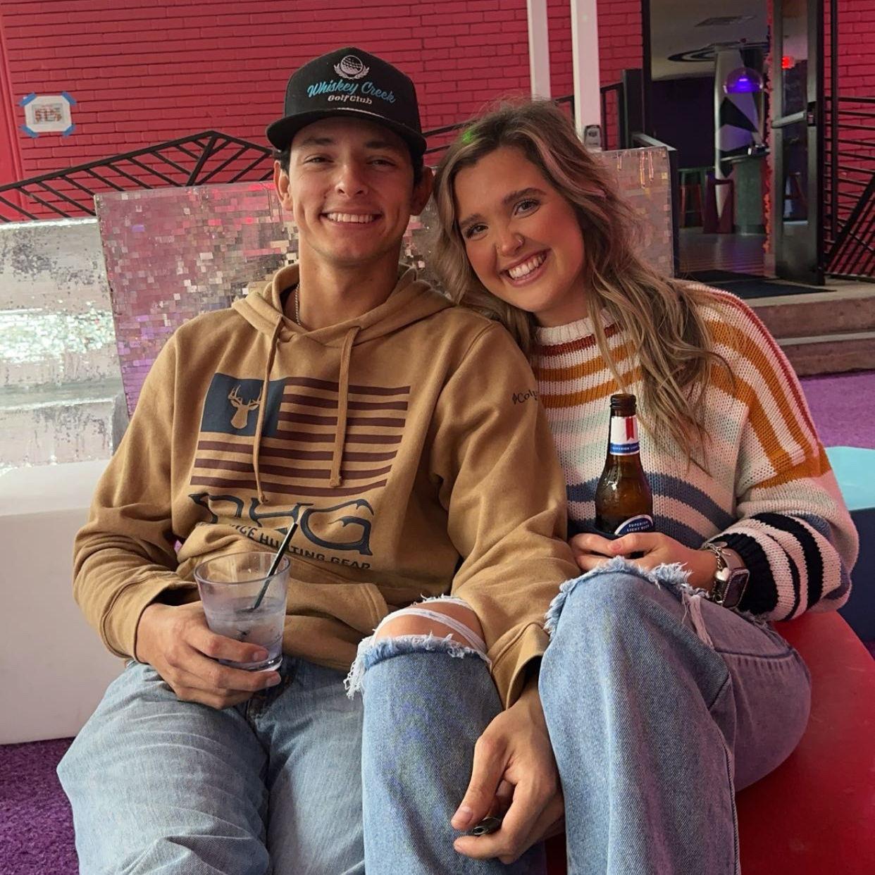 Bar hopping in Fort Worth. Another picture of our first out-of-town roadtrip.