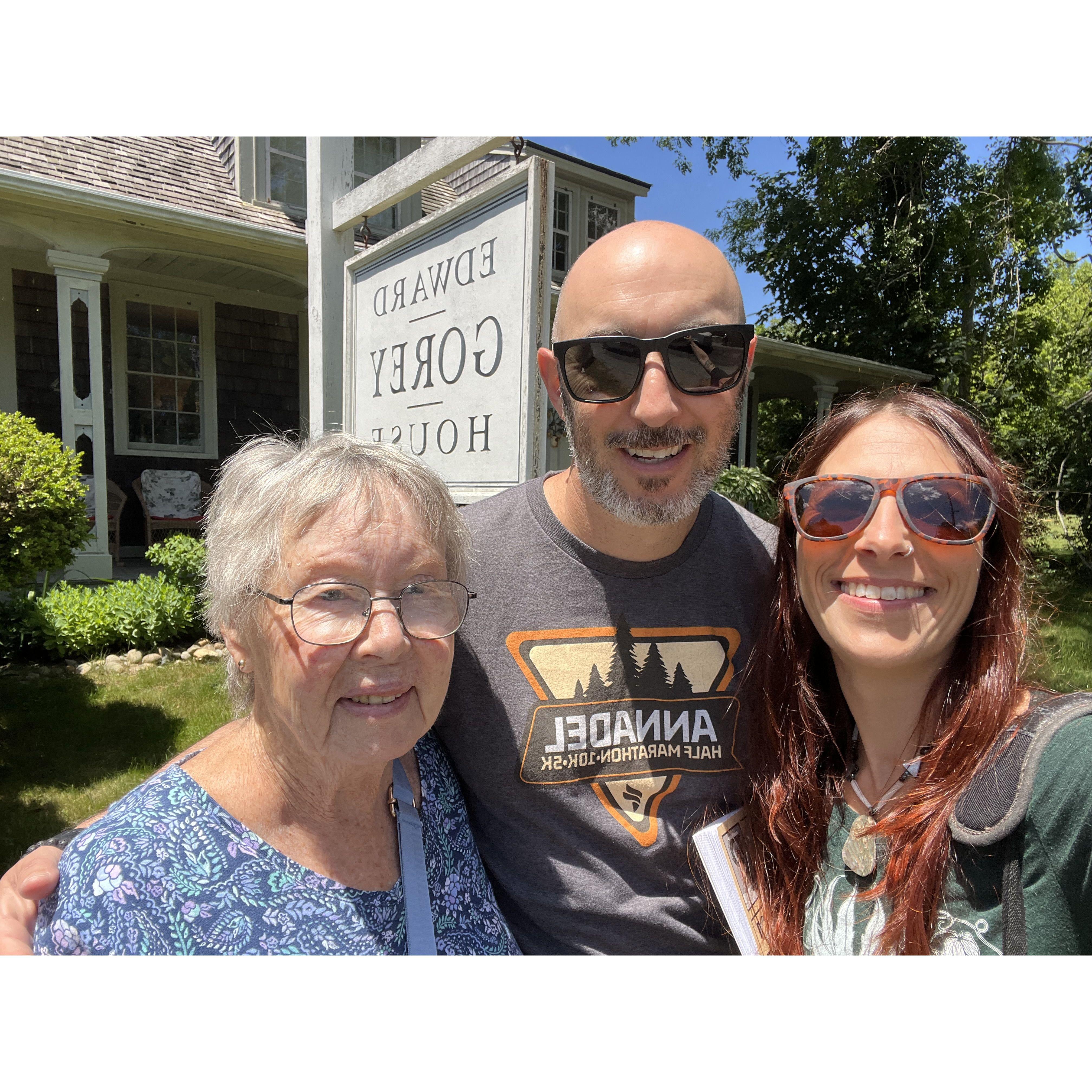 Family time at the Edward Gorey house