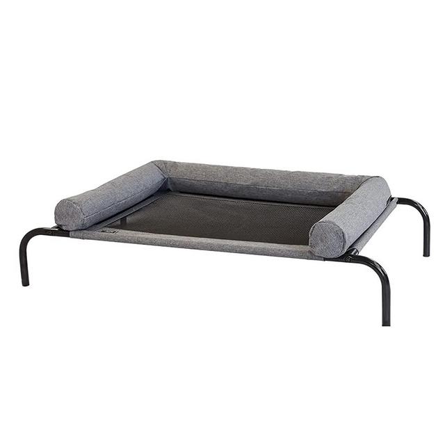 objoy Original Elevated Dog Bed Protable Raised Pet Cots with Soft Side for Large Medium Small Dogs, Sturdy Frame& Breathable Mesh for Indoor Outdoor Use (L)