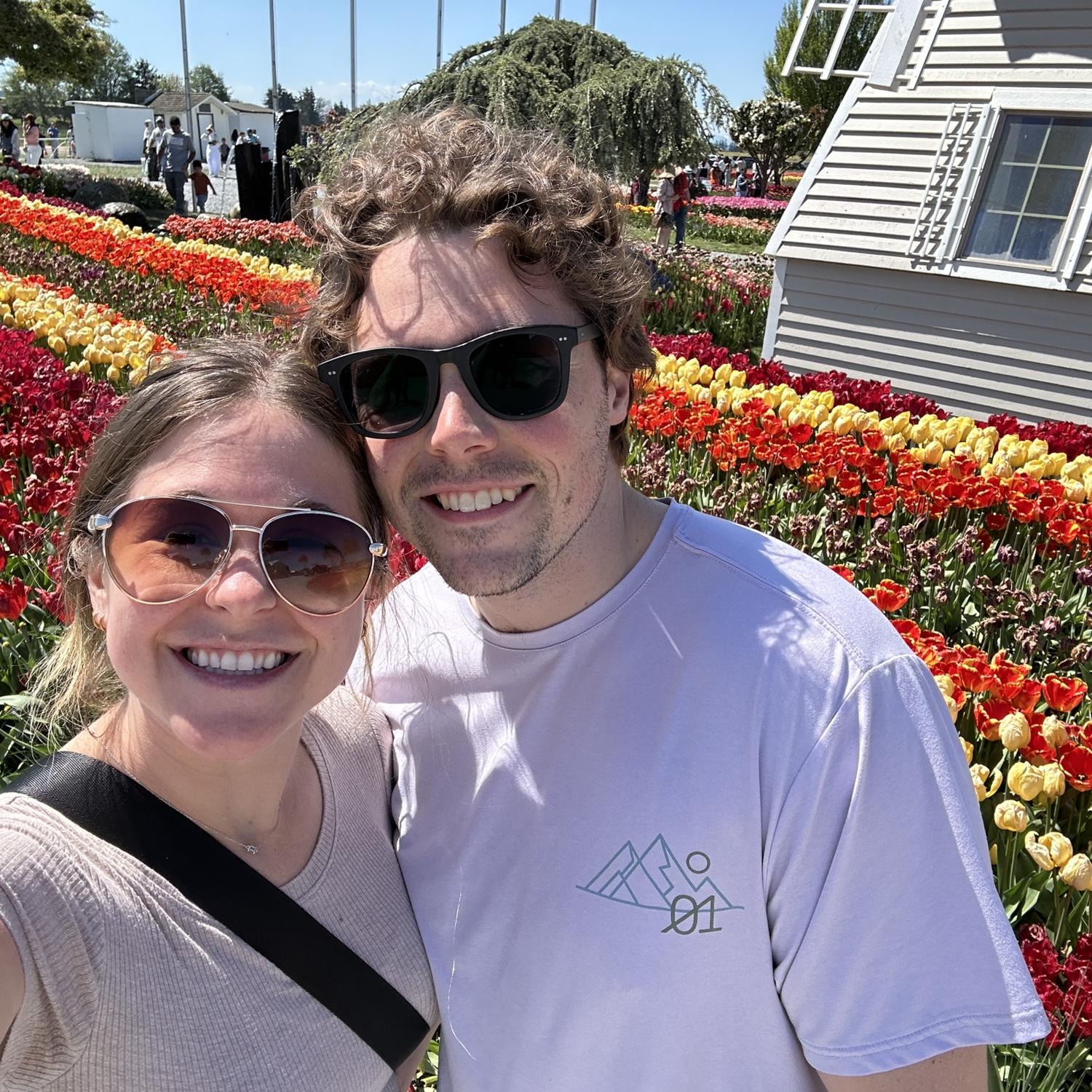 The Tulip Festival in Mount Vernon, Washington