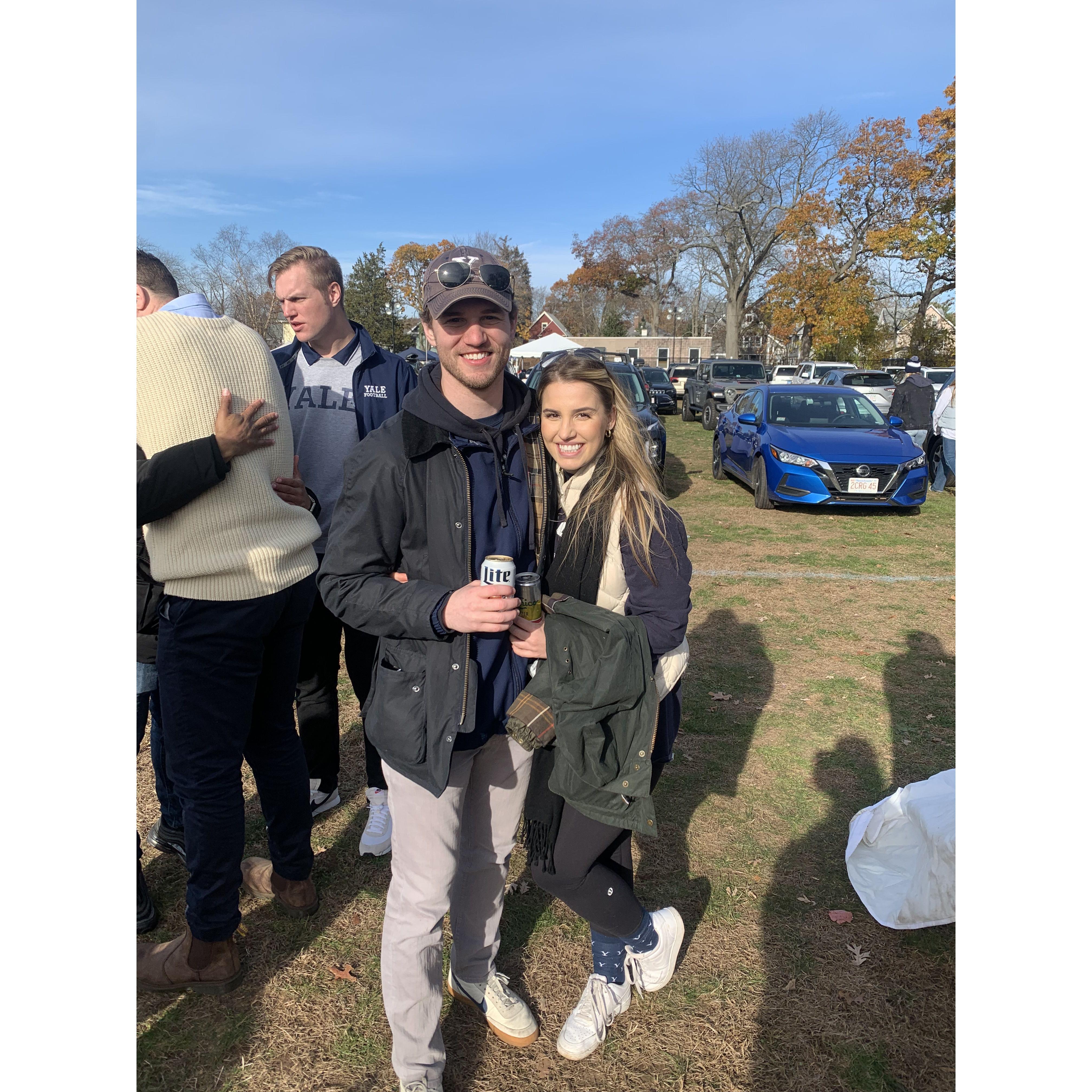 Kate's First Yale Harvard Game