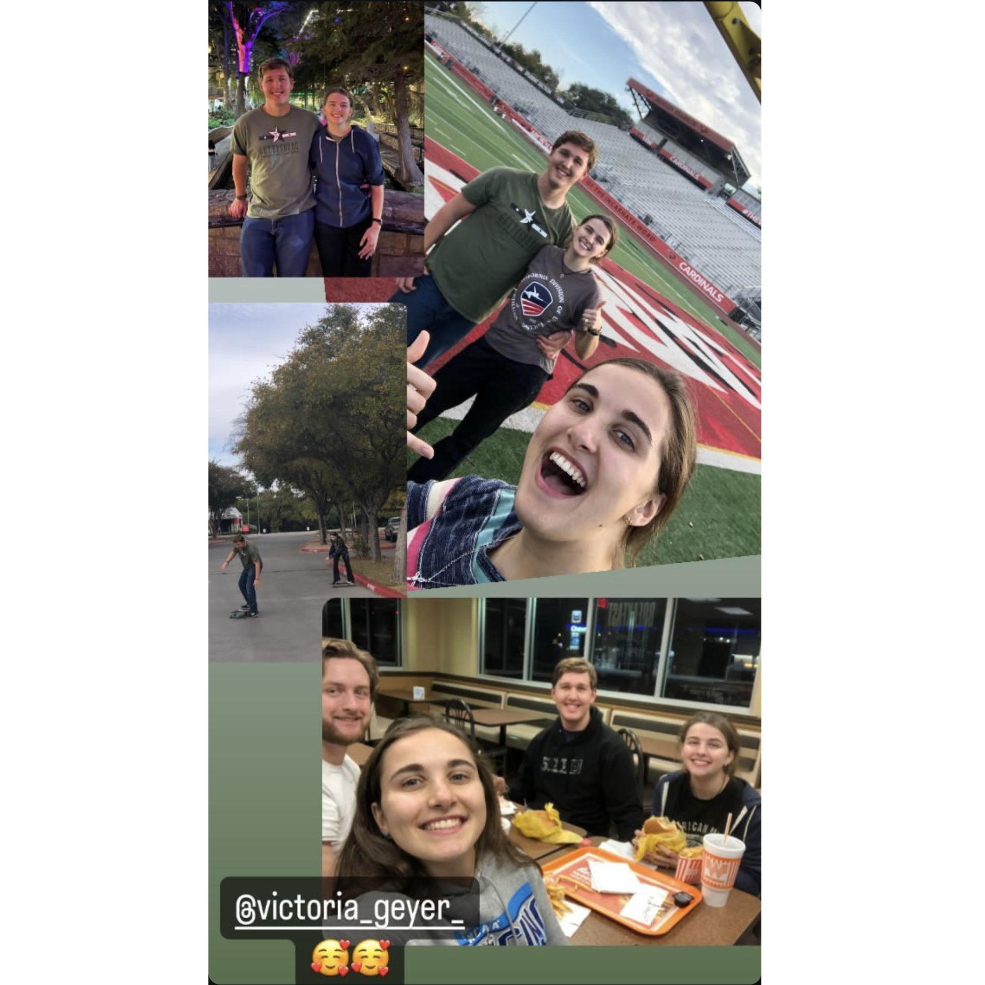 Went to Texas for thanksgiving to visit Carolina and her Fiancé Drake right after Victoria and Redmond got engaged