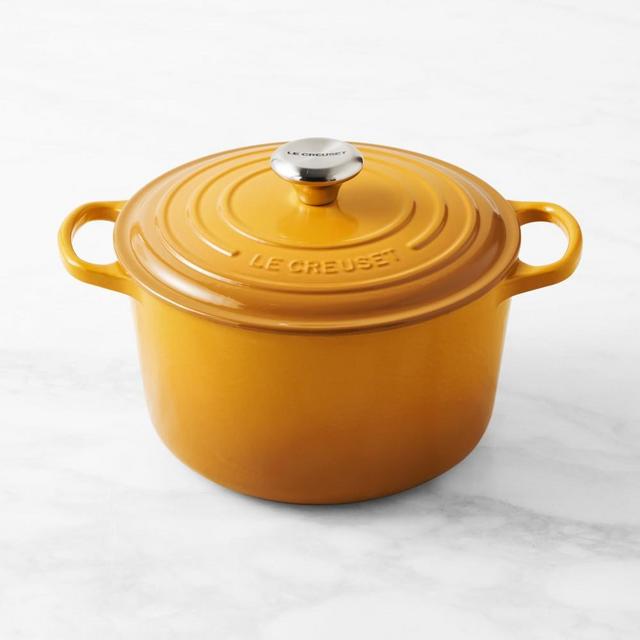 Le Creuset Signature Enameled Cast Iron Deep Oven, 5 1/4-Qt., Nectar