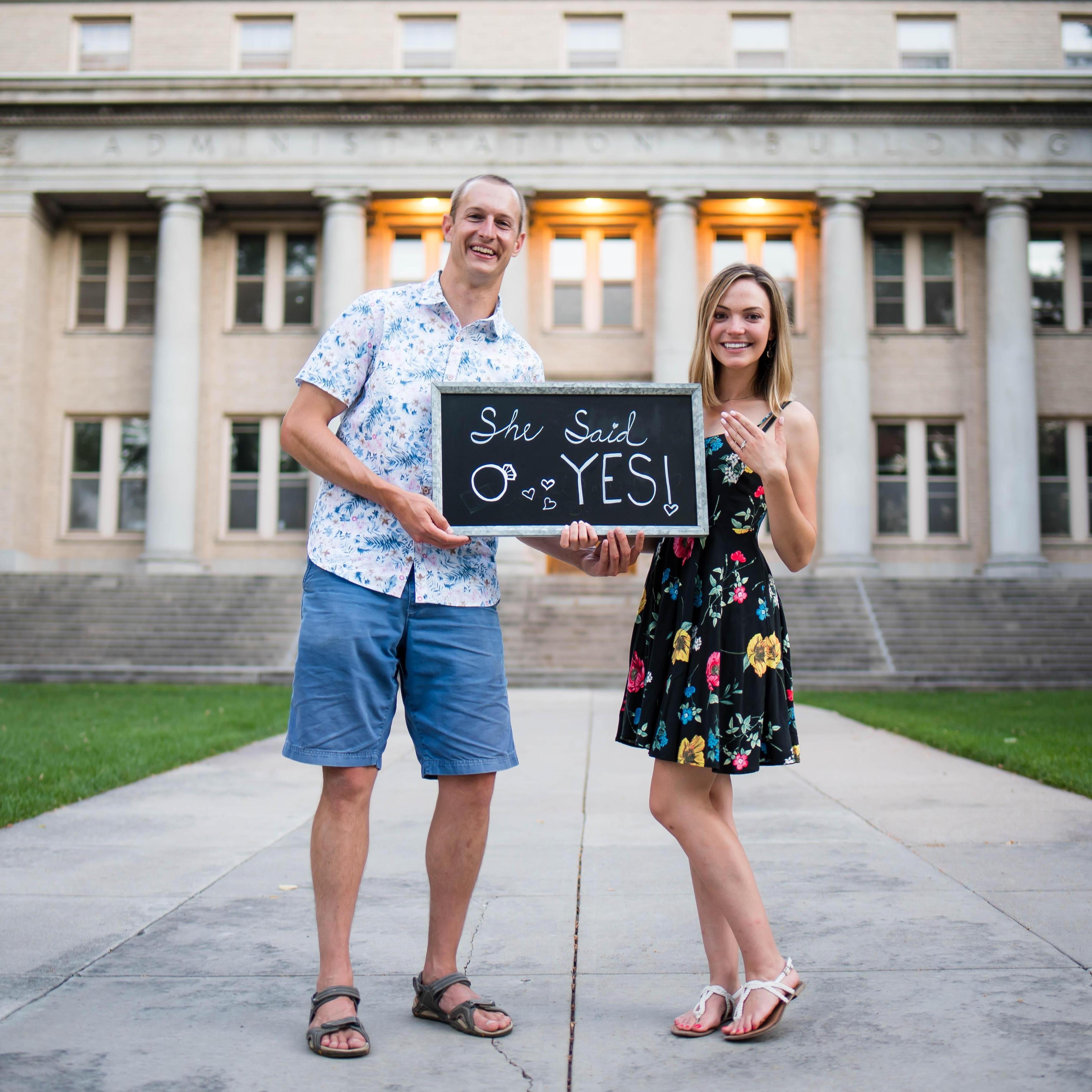 Zach proposed to Lauren on July 22, 2019 in Fort Collins.