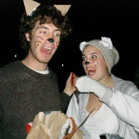 Kangaroo v. Polar bear. Halloween 2007!