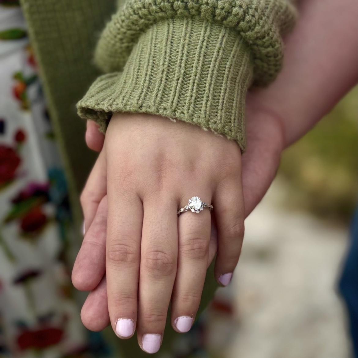 Alyssa's beautiful ring.