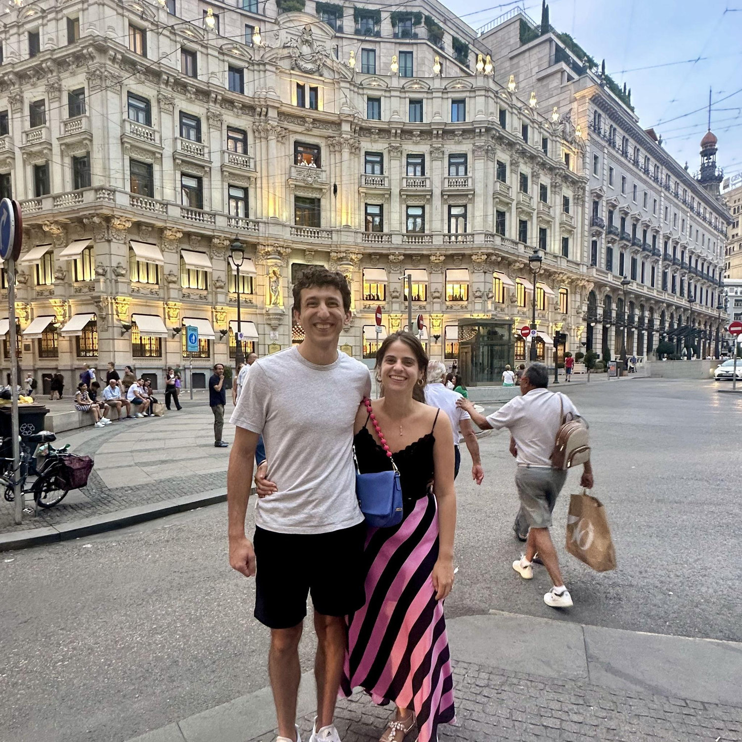 Michael and Carmen's first trip to Madrid together