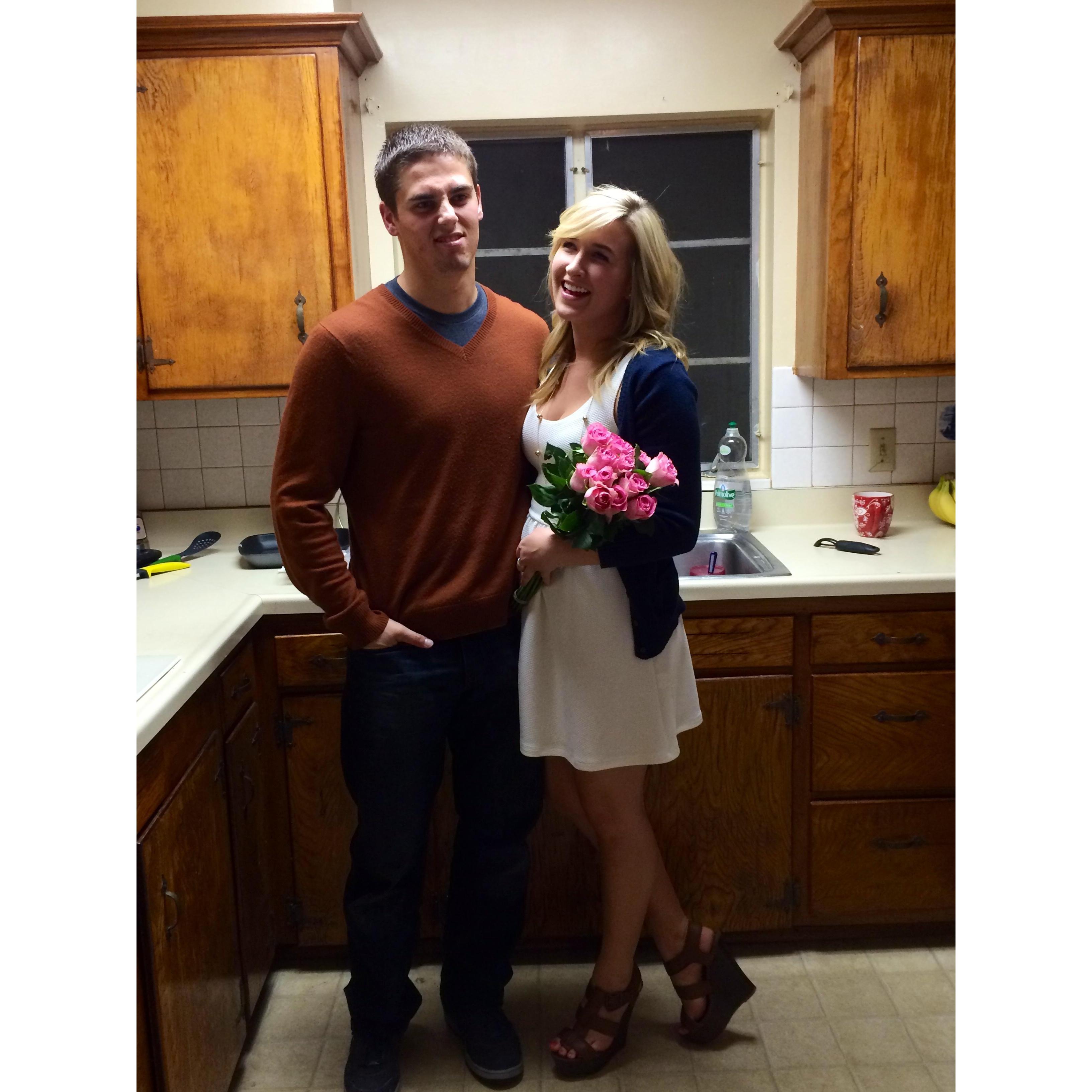 Our first Valentine's day