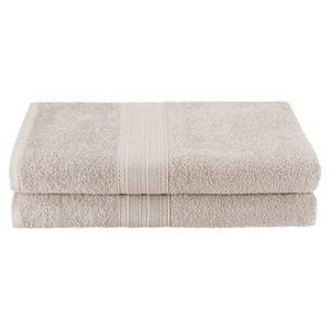 Superior Eco-Friendly 100% Ringspun Cotton 2Pc Bath Sheet Towel Set - Silver